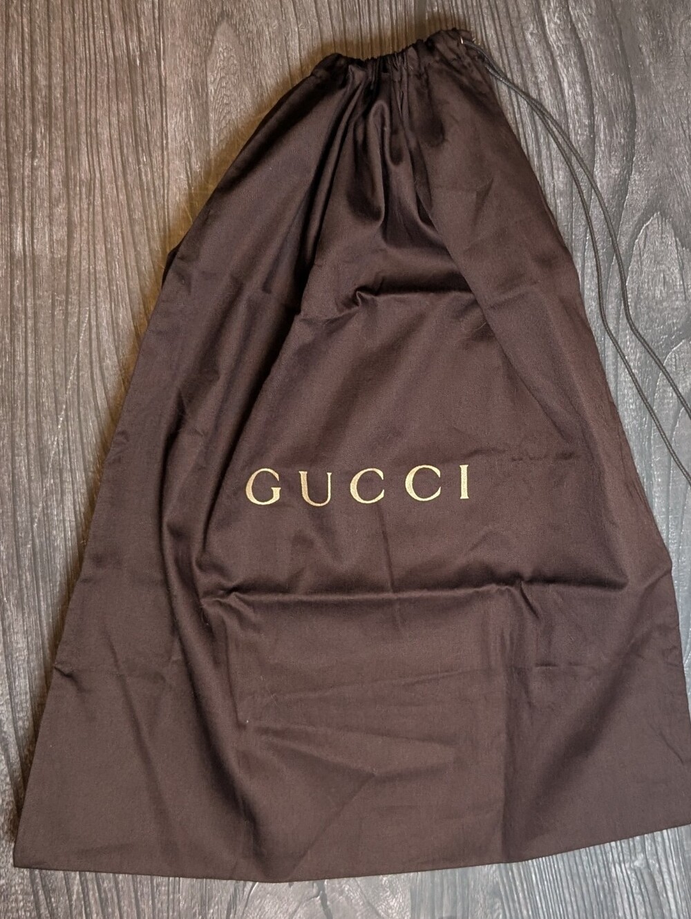 XL Gucci Brown Dust Bag 17 x 14.5 Drawstring Ophidia GG Handbag Cover Storage